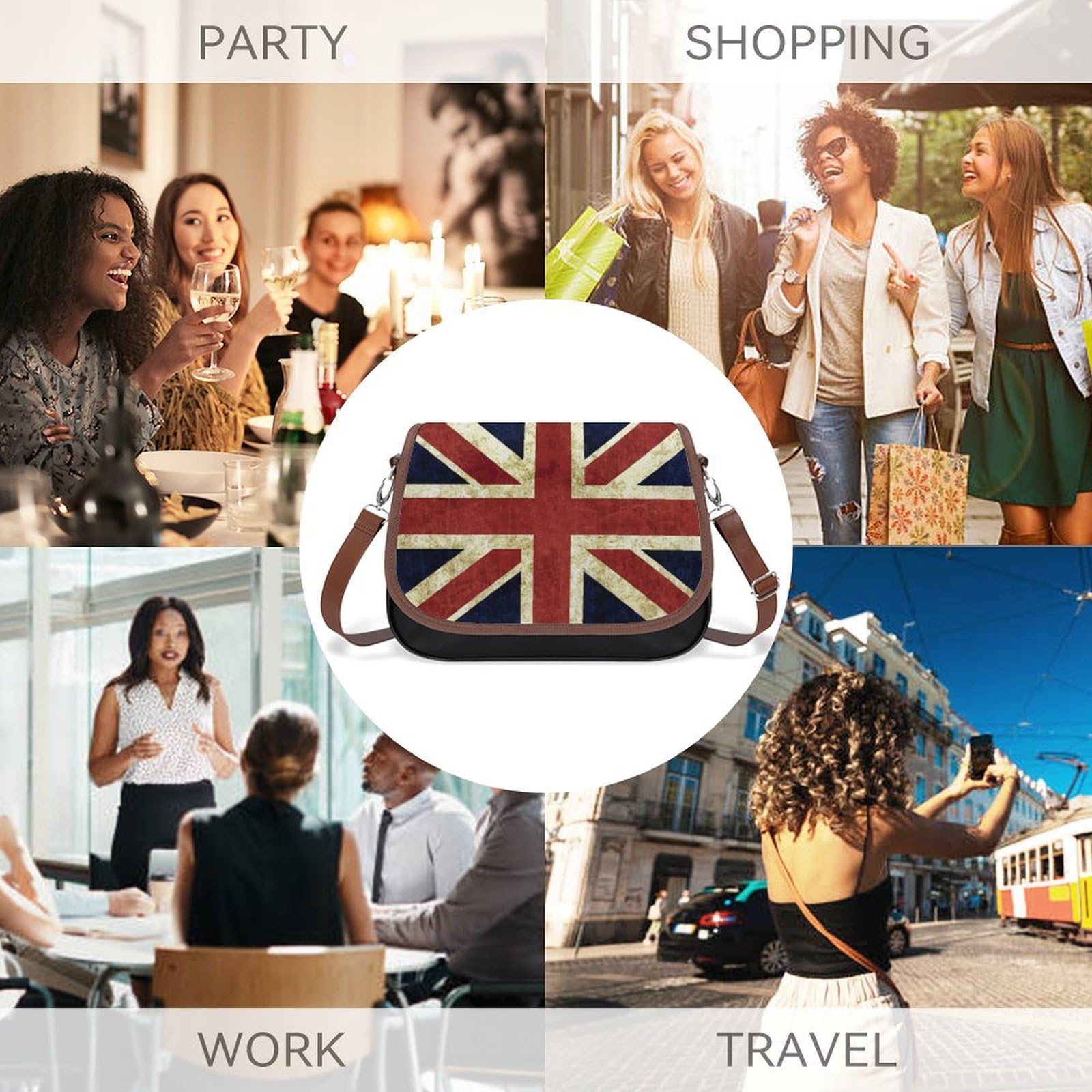 Amazon.co.jp: レトロ ユニオン ジャック イギリス ショルダーバッグ